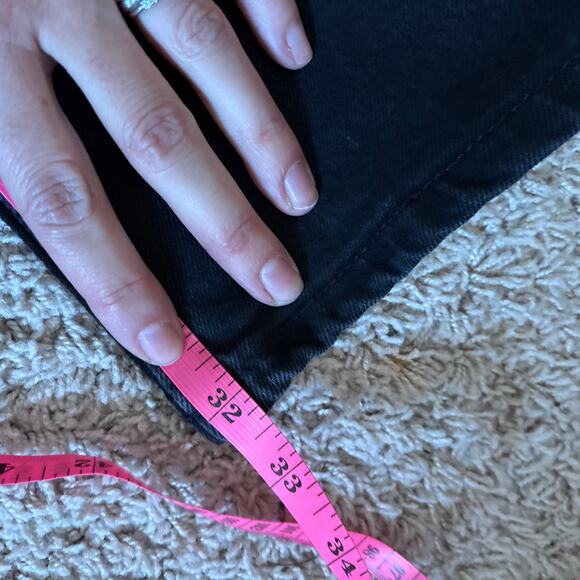 NWT Universal Thread High Rise Flare Leg Jeans Dark Denim‎ Black Women's 12 R - Picture 6 of 6